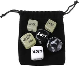 Dobbelstenen Black / White and Glow Edition | Valentijn cadeau voor haar hem | Gift Edition met Glow in the Dark & Black and White Edition - 12 Opties | Erotische | Erotisch Spel - Sex Dice - Erotiek | Spel | Kamasutra | Vrijgezellenfeest — thumbnail 3