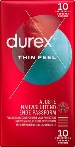 Durex Condooms Thin Feel Close Fit 10st - 6 Stuks - Voordeelverpakking — thumbnail 4