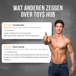 Toys Hub® Vibrerende Cockring - Incl. E-BOOK - 10 Vibraties – Met Opbergzakje - Penisring voor Mannen – Met Clitoris Stimulator - Cockring Vibrerend - Sex Toys Couples & Koppels — thumbnail 5