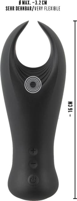 Lusty Eikel Vibrator - Vibrerende Masturbator - 10 Standen - Gemaakt van Siliconen - Oplaadbaar - Vibrator voor mannen — thumbnail 2