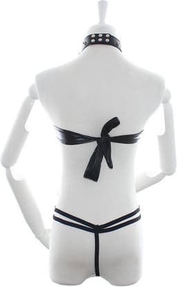 vscnovelty® Fetish - BDSM Lederen Kleding set - Sex Harnas Klinknagels - Fetish Cosplay — thumbnail 3