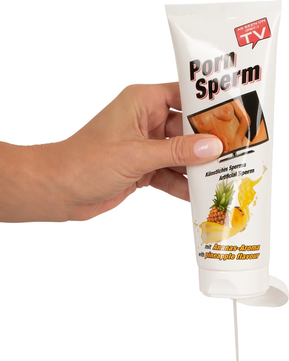 Porn Sperm Nep Sperma – Ananas - Nep Spermamet Ananas Smaak - Geschikt voor Oraal GebruikTube 250ml — afbeelding 1