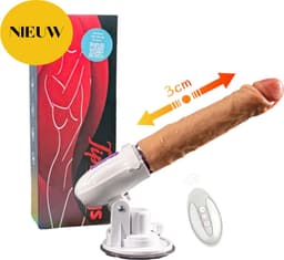 TipsToys® Seksmachine Vibrator - Stotende Sexmachine - Dildo Seksspeeltje Sex Toys voor Vrouwen - Trust functie - Op en Neer - Sex Toys voor mannen — thumbnail 1