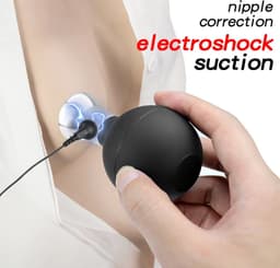 Elektrische stimulatie tepel vibrator - Vacuüm - E-stim - Remote - Schokjes — thumbnail 4