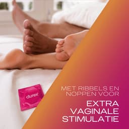 Durex - Condooms Pleasure Me - Met Ribbels en Noppen voor Extra Stimulatie - 10 stuks — thumbnail 2