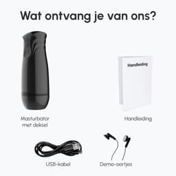 Intimate Desires® London Black - Masturbator voor man - Pocket Pussy - Tril- & Zuigfunctie - Automatische Masturbator - Sex Toys voor mannen - Oplaadbaar — thumbnail 5