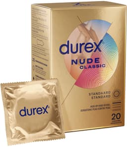 Durex Condooms Nude Huid-Op-Huid Gevoel - 20st - Ultra Dun — thumbnail 1
