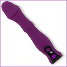 SlipperyHeights® Tisa - Triple 360° Stotende Vibrator - Clitoris en G-Spot Stimulatie - LCD Scherm - Intense 27 Standen - Siliconen Sex Toy voor Vrouwen - Dildo - Donkerpaars — thumbnail 2