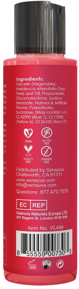Sensuva - Sizzle Lips Verwarmende Eetbare Gel Aardbei 125 ml — thumbnail 3