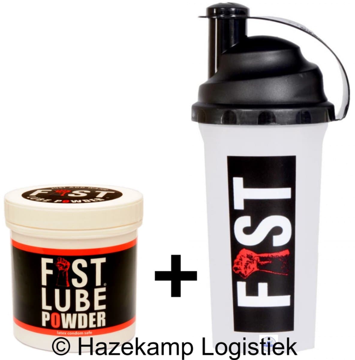 Fist Lube Poeder voor 10 liter glijmiddel met de Fist Lube Shaker ( bidon) — afbeelding 1