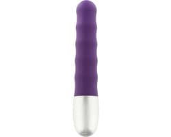 Seven Creations-Discretion Vibe Ribbed Purple-Vibrator — thumbnail 1
