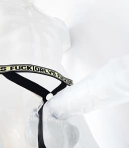 BamBella® - Sexy bondage Lingerie Heren L/XL - Zwart mannen ondergoed open kruis slip — thumbnail 3