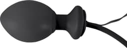 Seven Creations Buttplug - oppompbaar - Zwart — thumbnail 3