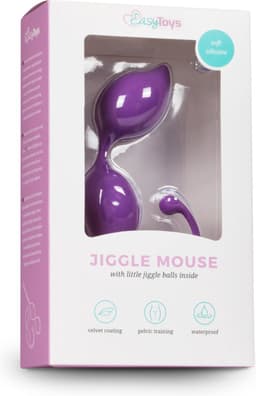 Ronde kegel balletjes - paars — thumbnail 2