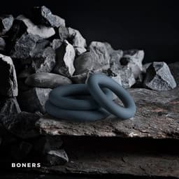 Boners 3-Delige Cockringen Set - Grijs — thumbnail 4