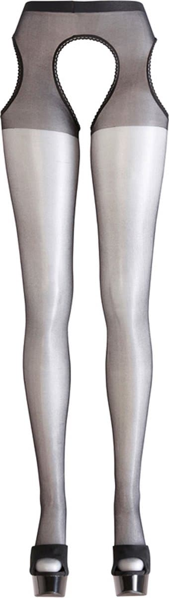 Cottelli Collection – Sexy panty met open zijkant en kruis – Maat S/M - Zwart — afbeelding 1