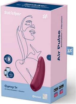 Satisfyer Curvy 1+ Rosarot met app — thumbnail 2