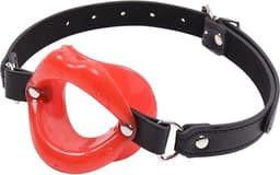 Erodit® Sexy Lips open mond gag - Siliconen Rode lippen gag - Fetish gag - Open mond gag - Mond gag - O-ring gag - SexToy - BDSM - Sex bondage spel mannen - Erotiek - Seks speeltjes koppels - Mannen - Vrouwen — thumbnail 1