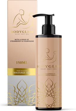 BodyGliss - Massage Collection Silky Soft Olie Aardbei & Champagne 150 ml — thumbnail 1
