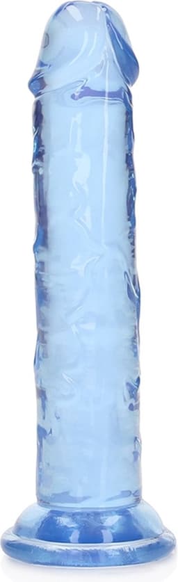 Shots - RealRock REA150BLU1 - Straight Realistic Dildo Suction Cup - 6'' / 14,5 - Blue — thumbnail 2