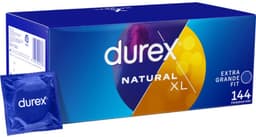 Durex Natural XL- Condooms - Extra Groot - 144 stuks — thumbnail 1