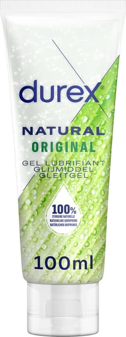 Durex Glijmiddel Natural - 100% natuurlijk - waterbasis - 6x 100 ml voordeelverpakking — thumbnail 2