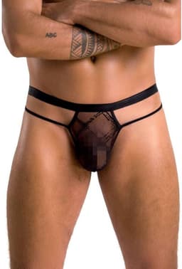 PASSION MEN | Passion 029 Thong Collin Black L/xl — thumbnail 4