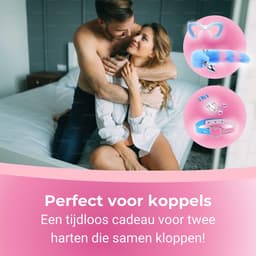 Intenz® - Buttplug Set 4-delig - Foxtail buttplug - Sex toys voor koppels - Staart - Blauw/Roze — thumbnail 4
