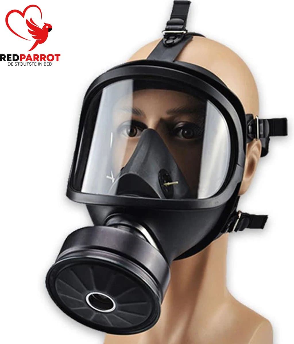 BDSM Gasmasker inclusief filter - Seks masker - One size - Kunststof - Verstelbaar — afbeelding 1