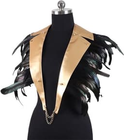 One Size BDSM Veren kraag - Rollenspel - Harnas - Sjaal - Borst - Kostuum - Club outfit - Goede kwaliteit — thumbnail 1