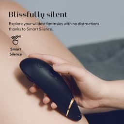 Womanizer - Premium 2 Luchtdruk vibrator - Zwart - 9 standen - Waterproof - Oplaadbaar — thumbnail 4