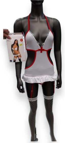 Body Pleasure Verpleegster-Stijl Outfit – Zoals Afgebeeld – Party & Thema Outfit — thumbnail 1