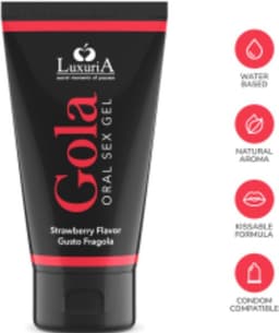 INTIMATELINE LUXURIA - ORALE SEKSGEL AARDBEI SMAAK 50 ML — thumbnail 1