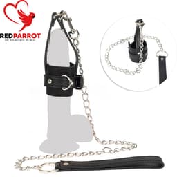 Penis riem met ketting - BDSM - Stretch - Dominant - Verstelbaar - Slaaf — thumbnail 3