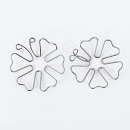 Tepelklemmen bloem zilver — thumbnail 4