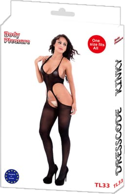 Body Pleasure TL33 Bodystocking met Open Detail – One Size – Luxe Cadeaubox — thumbnail 1