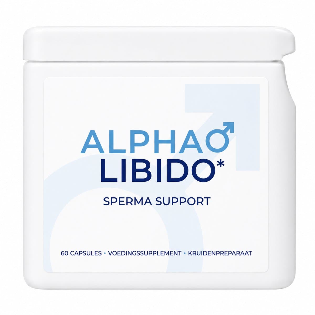 Alpha Libido - Sperma Support - Sperm Booster – Meer & Betere Spermakwaliteit | Ondersteunt Mannelijke Vruchtbaarheid & Testosteron | 60 Pillen — afbeelding 1
