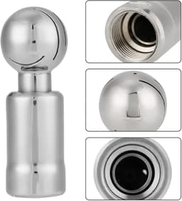 Rotary Spray Ball voor CIP Tank Reiniging - 3/4 Inch RVS, Zelfreinigend en Zelfsmerend — thumbnail 4