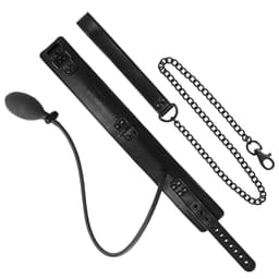Opblaasbare collar van Vegan Leer — thumbnail 2
