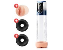 Penis pomp Elekstrisch - BPA vrij - Penis vergroter - Sexspeeltjes voor mannen - Seks speeltjes - Penispomp Voor heren - Jespro