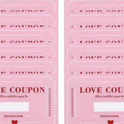 Liefdeswaardebonnen - Romantische kaarten - Relatie verrijken - 20 aanpasbare scenario's - 15 x 12 cm - Roze — thumbnail 3