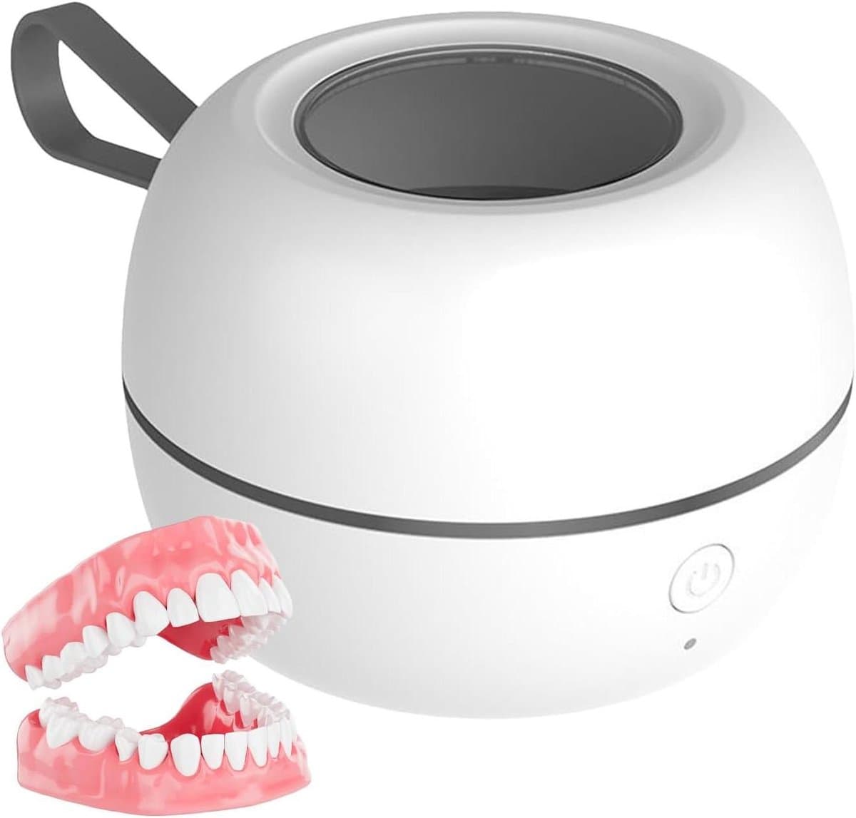 Fopspeen Reiniger - Opbergdoos - Hygiënisch Reinigen - UV Technologie - 11 x 11 x 8.3 cm - Enkel kenmerk — afbeelding 1