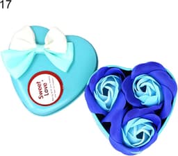 Zeep Bloem Geschenkdoos - Rozenboeket Cadeau - Romantische Sfeer - Handgemaakt Kwaliteit - 3 Bloemen - Roze — thumbnail 4