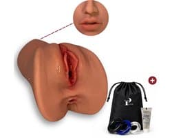 Pillow Pleasure® Sophie - 3-in-1 Pocket Pussy Basisbundel - Realistische Masturbator met Vagina, Mond & Anus - Inclusief Glijmiddel & Accessoires - Sexpop - Sekspop - Sex doll - Sexpop voor mannen - Sekspop voor man - sex toys hommes