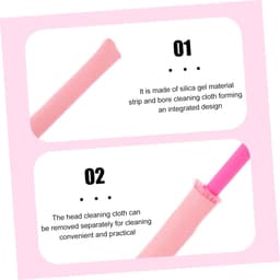 Fluit Reiniger - Blokfluit Accessoires - Muziek Instrument Onderhoud - Zachte Reiniging - 35.5 cm Lengte - Roze — thumbnail 2