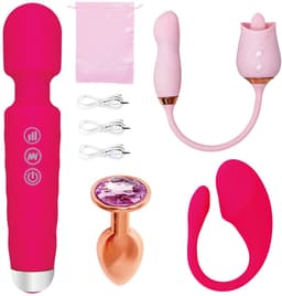 Traxiio - Erotische Geschenkset - Erotiek Toys - Anal - Anal Plug - Seksspeeltjes - Sex Toys Voor Vrouwen - Vibrators Voor Vrouwen - Clitoris Stimulator — thumbnail 1