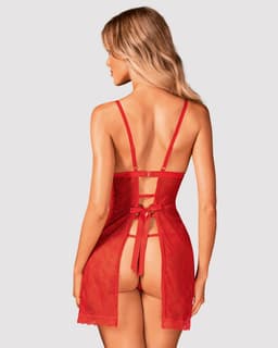 Obsessive - Claussica Babydoll & Thong M/L — thumbnail 4