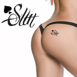SLUT Tattoo voor vrouwen - Erotische Tijdelijke Tatoeage - Neptattoo voor Festival - Parenclub - Date Night - Fotoshoot - Slut Temporary Tattoo for Adults — thumbnail 1