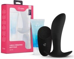 Easy Choice - Vibrerende Buttplug met Afstandsbediening - Sex Toys - Vibrator met Afstandsbediening - Prostaat Vibrator Mannen - Buttplug - Glijmiddel Waterbasis - EasyGlide Glijmiddel - Erotische Giftset - Cadeau Vrouw - Cadeau Man - EasyToys