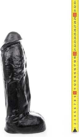 HUNG System - Zac - Dildo - Met Vac-U-Lock - Large - Zwart — thumbnail 3